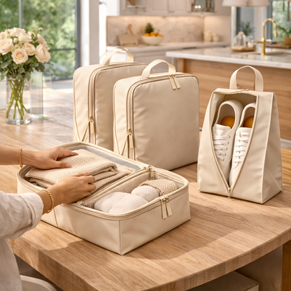 Minimalist Packing Cubes for Travel – Clean and Compact Luggage Organization