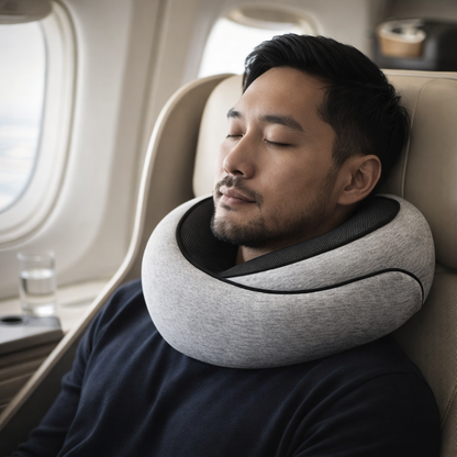 360° Neck Support Travel Pillow – Sleep Comfortably on Flights, Cars & Long Trips