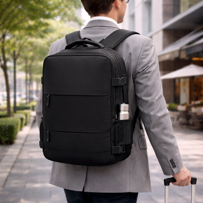 Carry-On Travel Backpack – Expandable, TSA-Friendly & Built for Effortless Organization