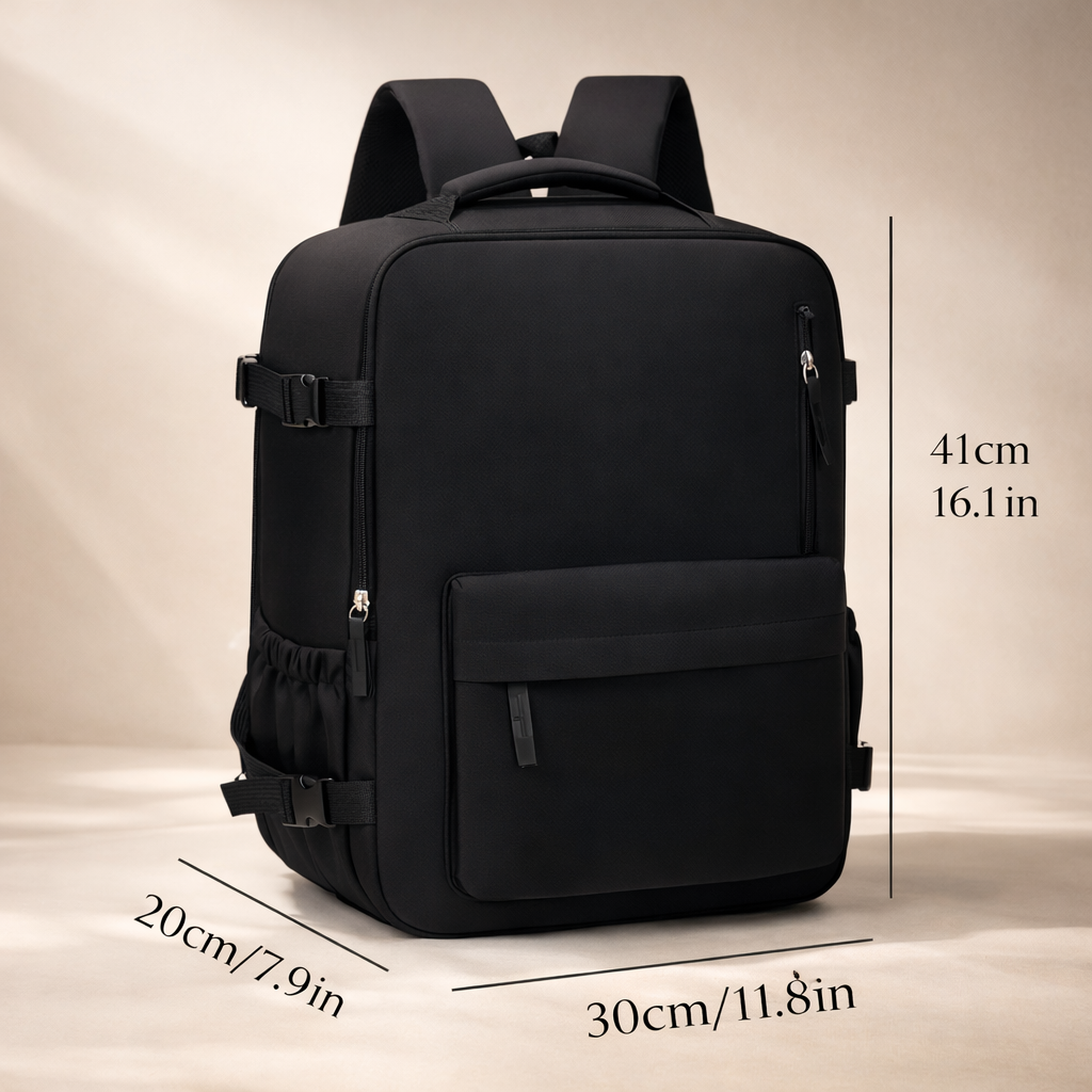 Carry-On Travel Backpack – Expandable, TSA-Friendly & Built for Effortless Organization